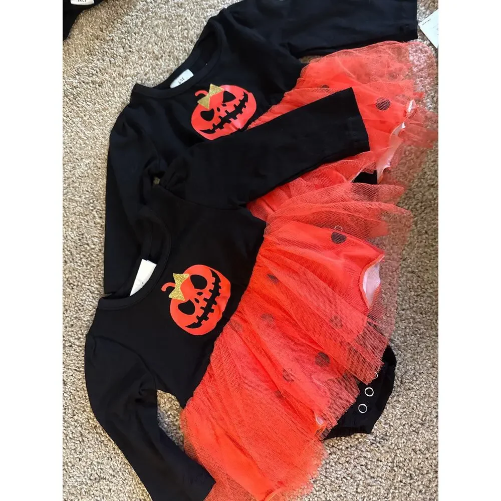 Halloween Tutu Boutique Dress- Size 6 months